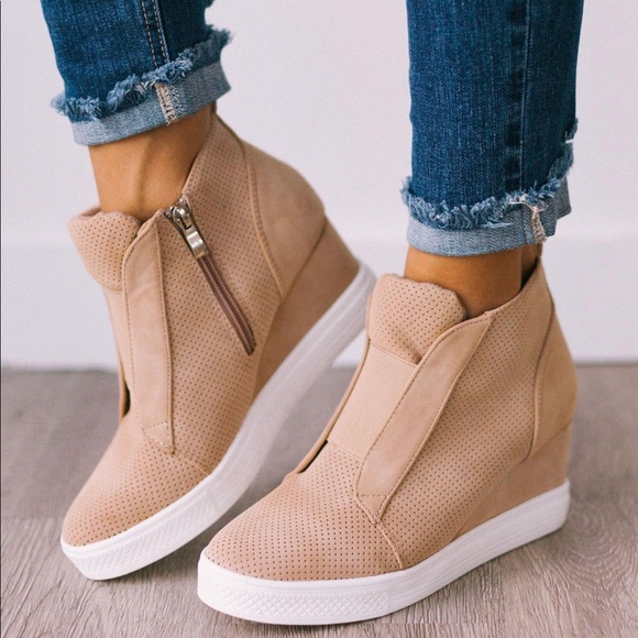 zoey wedge sneakers